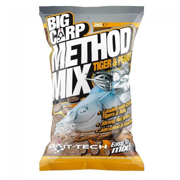 Bait Tech Big Carp Method Mix Tigar & Peanut 2kg