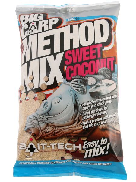 Bait Tech Big Carp Method Mix Sweet Coconut 2kg