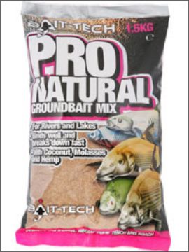 Bait Tech Pro Natural Ground Bait Mix 1_5kg Bait Tech Pro Natural Ground Bait Mix 1_5kg