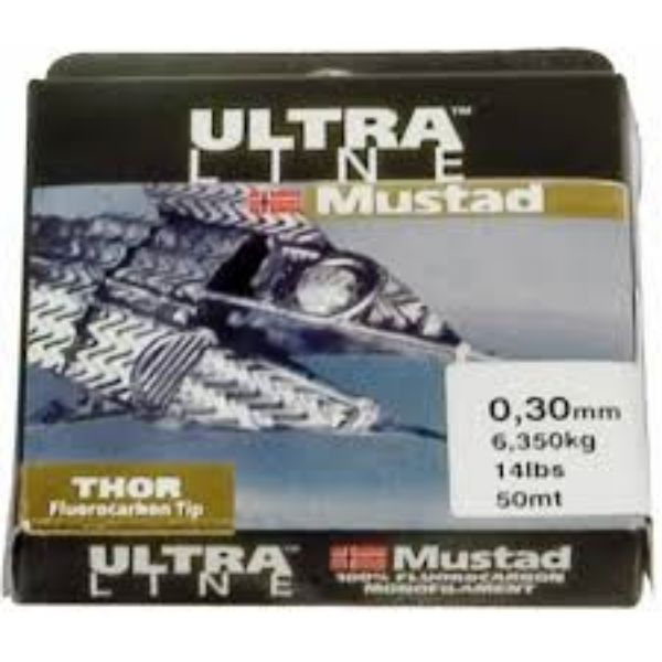 Mustad Ultra Line Thor Flourocarbon Tip 25 LB - Angling Centre