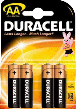 Duracell AA 4 Pack Duracell AA 4 Pack