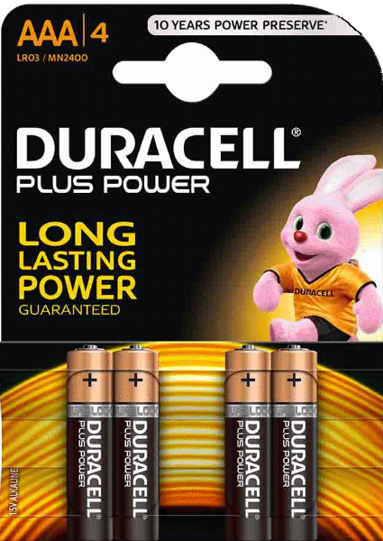 Duracell AAA 4 pack