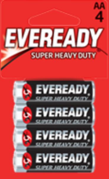 Eveready AA Batteries 4 Pack