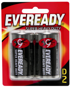 Eveready D2 Batteries 2 Pack Eveready D2 Batteries 2 Pack