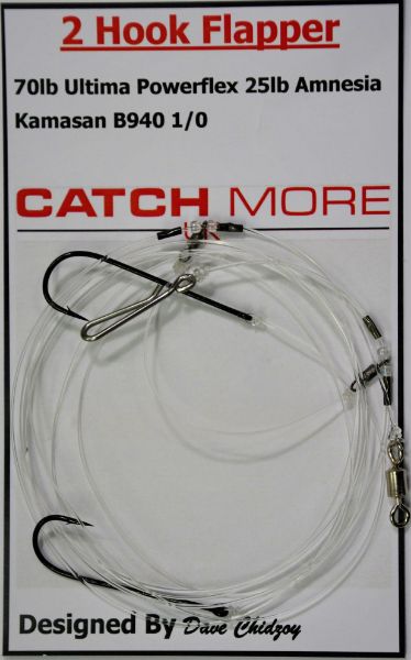 Catch More UK 2 Hook Flapper 1/0