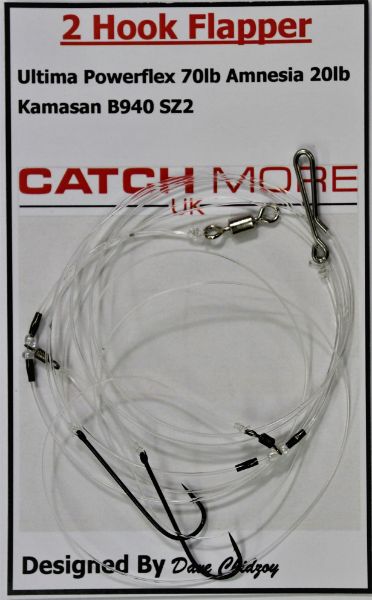 Catch More UK 2 Hook Flapper 2 designed by Dave Chidzoy