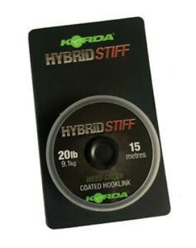 Korda Hybrid Stiff 20lb Weed Green Korda Hybrid Stiff 20lb Weed Green