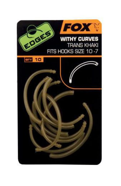 Fox Withy Curves Fits Hooks 10 - 7 Trans Khaki