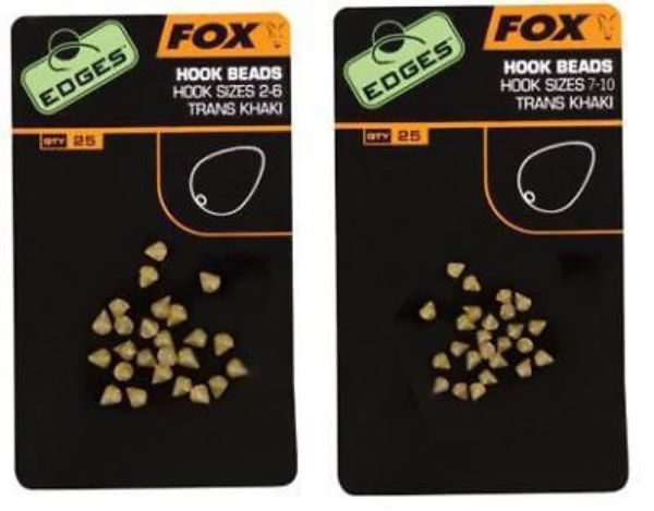 Fox Hook Bead Trans Khaki - Angling Centre West Bay