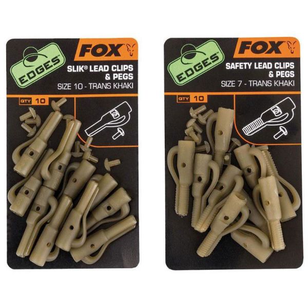 Fox Safety Lead Clips & Pegs