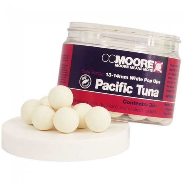 Picture of CC Moore Pacific Tuna 13mm - 14mm White Pop Ups