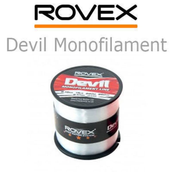 Rovex Devil Monofilament Clear - Angling Centre West Bay