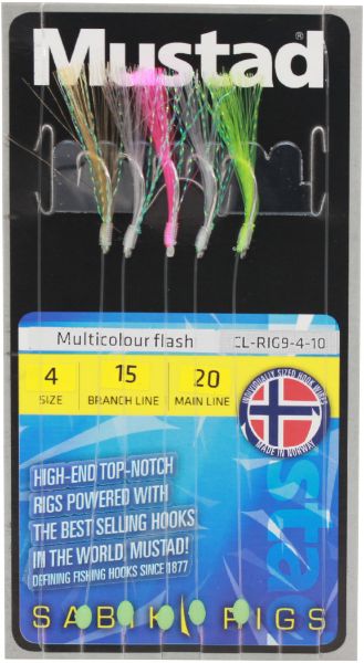 Mustad Multicolor Flash H6 ML20lb