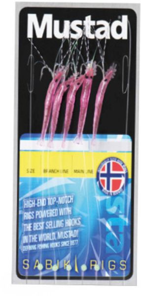 Mustad Mini Shrimp Fluo Pink H4 ML20lb