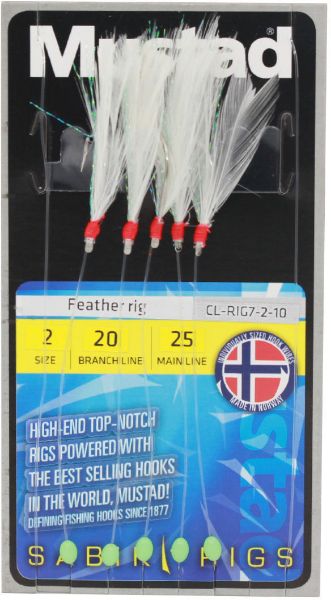 Mustad Feather H2 ML25lb
