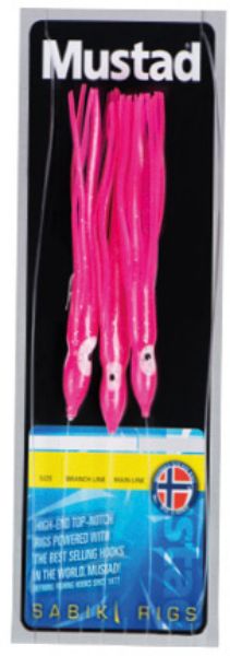 Mustad Pink Squid Rig H6/0 ML60lb