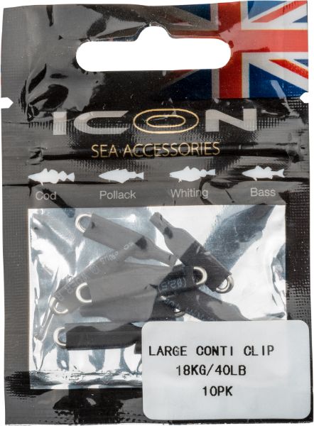 ICON Large Conti Clip 16kg/36lb 10pk