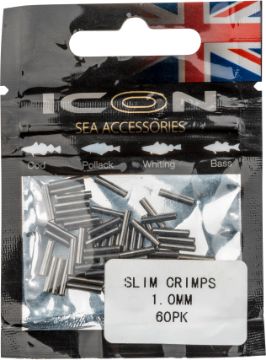ICON Slim Crimps 1.0mm 60pk ICON Slim Crimps 1.0mm 60pk