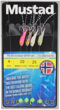 Mustad Multicolor Shrimp H4 ML20lb Mustad Multicolor Shrimp H4 ML20lb