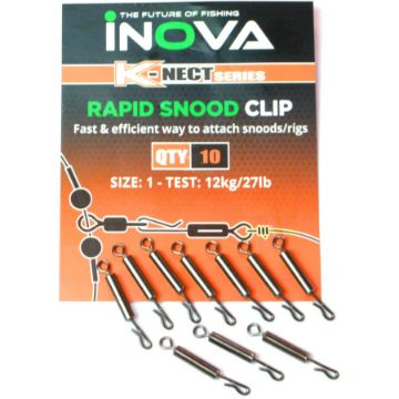 INOVA Rapid Snood Clip Size1 10PK INOVA Rapid Snood Clip Size1 10PK