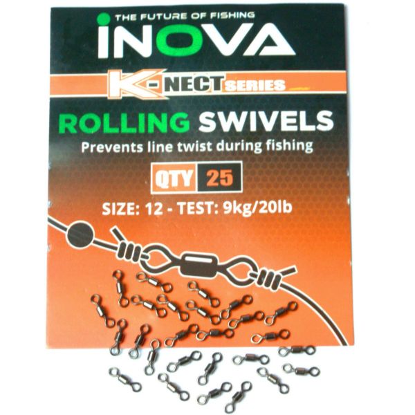 INOVA Rolling Swivels Size12 10PK