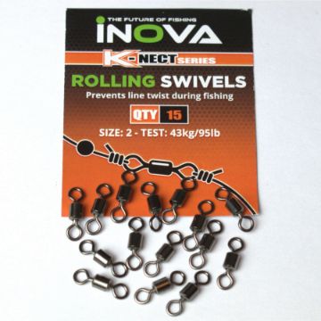 INOVA Rolling Swivels Size2 10PK INOVA Rolling Swivels Size2 10PK