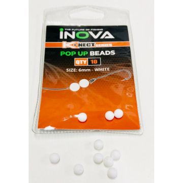 INOVA Pop Up Floating Beads White 6mm INOVA Pop Up Floating Beads White 6mm