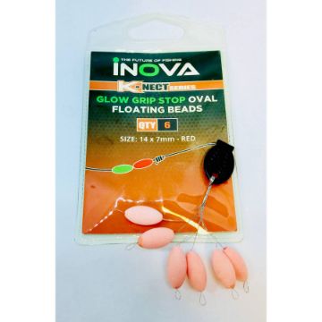 INOVA GripStop Oval Pop Up 14x7mm Red INOVA GripStop Oval Pop Up 14x7mm Red