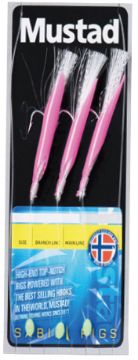 Mustad Daylight Fluo Pink H3/0 ML50lb Mustad Daylight Fluo Pink H3/0 ML50lb