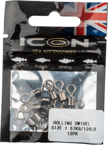 ICON Rolling Swivel S1 57kg/126lb 12pk