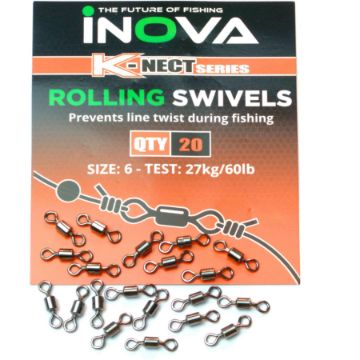 INOVA Rolling Swivels Size6 10PK INOVA Rolling Swivels Size6 10PK