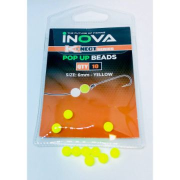 INOVA Pop Up Floating Beads Yellow 6mm INOVA Pop Up Floating Beads Yellow 6mm