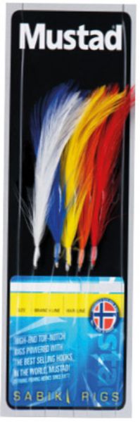 5Hook Multi Colour F H3/0 HL50lb