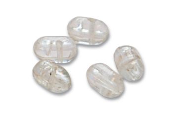 2 WAY CLEAR BEADS SML 12X10 2 WAY CLEAR BEADS SML 12X10