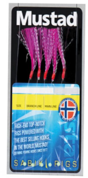 Mustad Fluo Pink Flasher H6 ML20lb