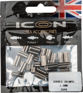 ICON Double Crimps 1.9mm 30pk ICON Double Crimps 1.9mm 30pk