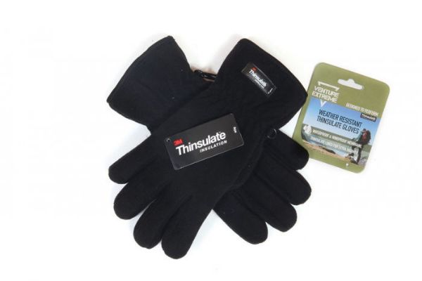 Mens Weather Resistant Thinsulate Gloves