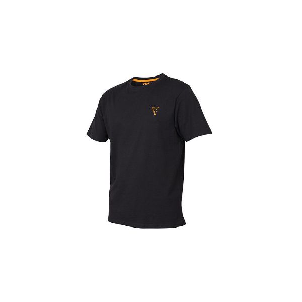 Fox Collection Black And Orange T-Shirt (Large)