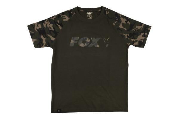 Fox Khaki And Camo Sleeve T-Shirt
