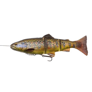 Savage Gear Line Thru Brown Trout 8" 93g Savage Gear Line Thru Brown Trout 8" 93g