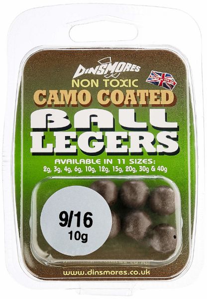 Dinsmores Non Toxic Camo Coated Ball Legers