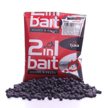 Fjuka 2 in 1 Soft Hook Bait Black Fjuka 2 in 1 Soft Hook Bait Black