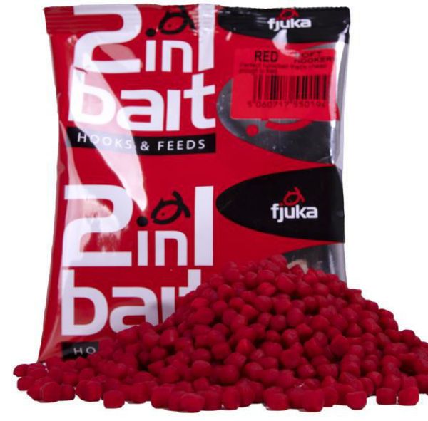 Fjuka 2 in 1 Soft Hook Bait Red