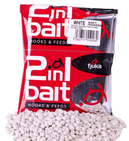 Fjuka 2 in 1 Soft Hook Bait White