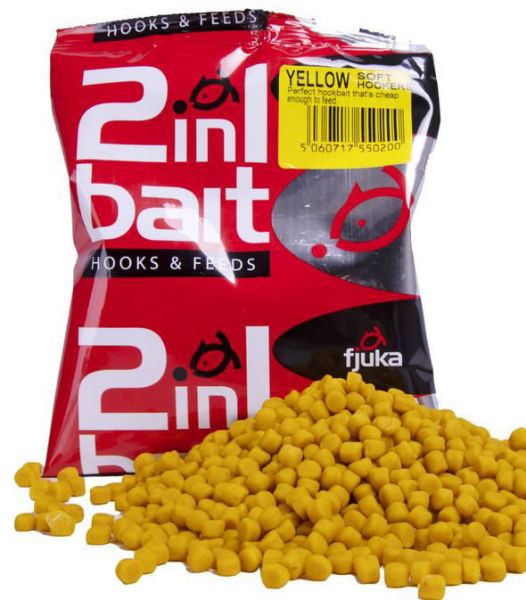 Fjuka 2 in 1 Soft Hook Bait Yellow
