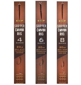ESP Gripper Combi Rig Brown Barbed ESP Gripper Combi Rig Brown Barbed