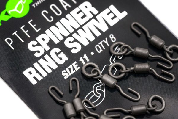 Korda PTFE Coated Spinner Ring Swivel Size 11