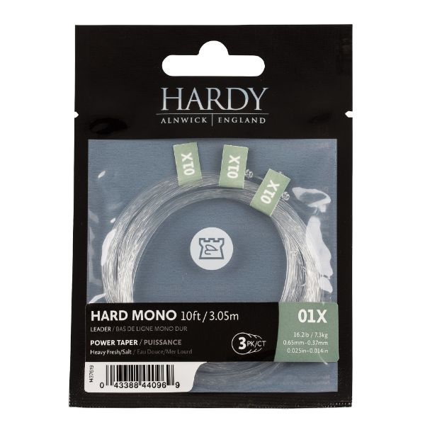 Hardy Hard Mono Power Taper Salt 10ft 3pc 16.2lb