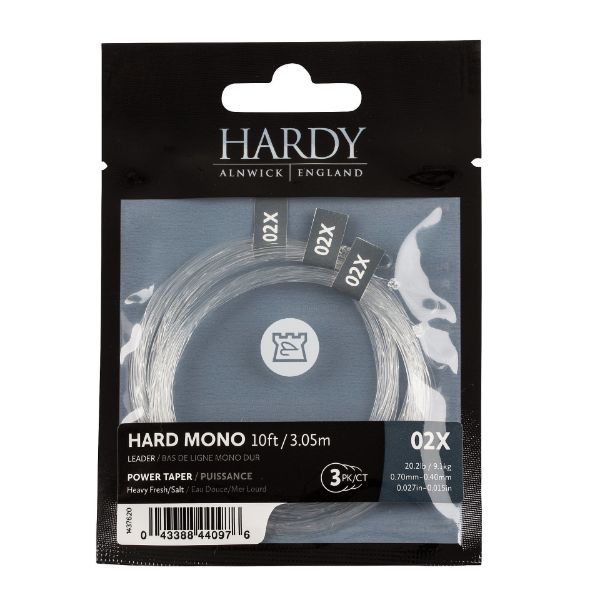 Hardy Hard Mono Power Taper Salt 10ft 3pc 20.2lb