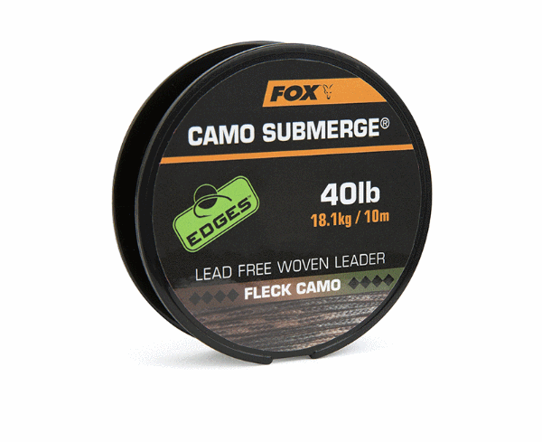 Fox Camo Submerge Lead Free Woven Leader 40lb